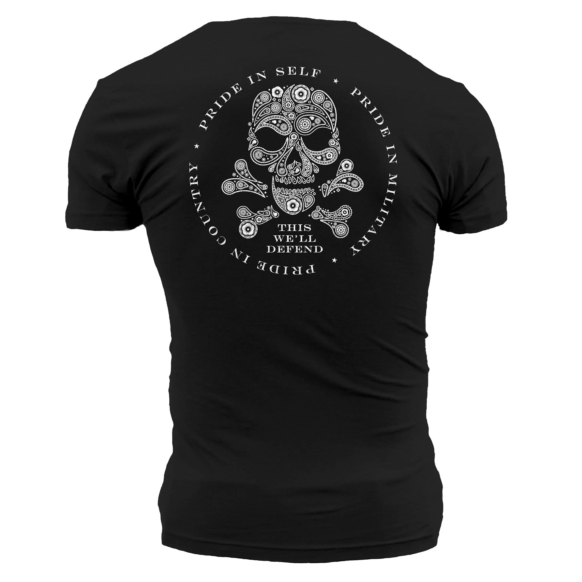 Death Paisley T-Shirt - Black 8 Death Paisley T-Shirt - Black - Image 7