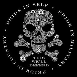 Death Paisley T-Shirt - Black 12 Death Paisley T-Shirt - Black -Grunt Style Sales GS5782 Men sDeathPaisleyTee Black WEB READY BackART