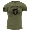 Ghost Army T-Shirt - Military Green -Grunt Style Sales GS5785 Men sGhostArmyTee MilitaryGreenFRONT