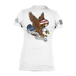 Women's No Sacrifice No Victory V-Neck - White -Grunt Style Sales GS5789 NoSacrificeNoVictoryWomen sV Neck White WEB READY 2023bk