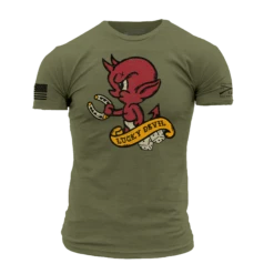 Lucky Devil T-Shirt - Military Green