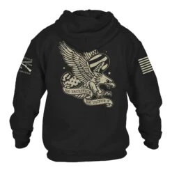 No Sacrifice No Victory Hoodie - Black -Grunt Style Sales GS5792 NoSacrificeNoVictoryMen sHoodie Black WEB READY 2023bk