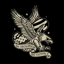 No Sacrifice No Victory Hoodie - Black -Grunt Style Sales GS5792 NoSacrificeNoVictoryMen sHoodie Black WEB READY 2023bkart