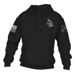 No Sacrifice No Victory Hoodie - Black -Grunt Style Sales GS5792 NoSacrificeNoVictoryMen sHoodie Black WEB READY 2023frt