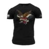 Patriot Ink T-Shirt - Black -Grunt Style Sales GS5793 TraditionalPatriotMen sTee Black WEB READY 2023
