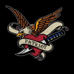 Patriot Ink T-Shirt - Black -Grunt Style Sales GS5793 TraditionalPatriotMen sTee Black WEB READY 2023art