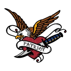 Patriot Ink T-Shirt - White -Grunt Style Sales GS5795 Men sPatriotInkTee White WEB READY 2023art