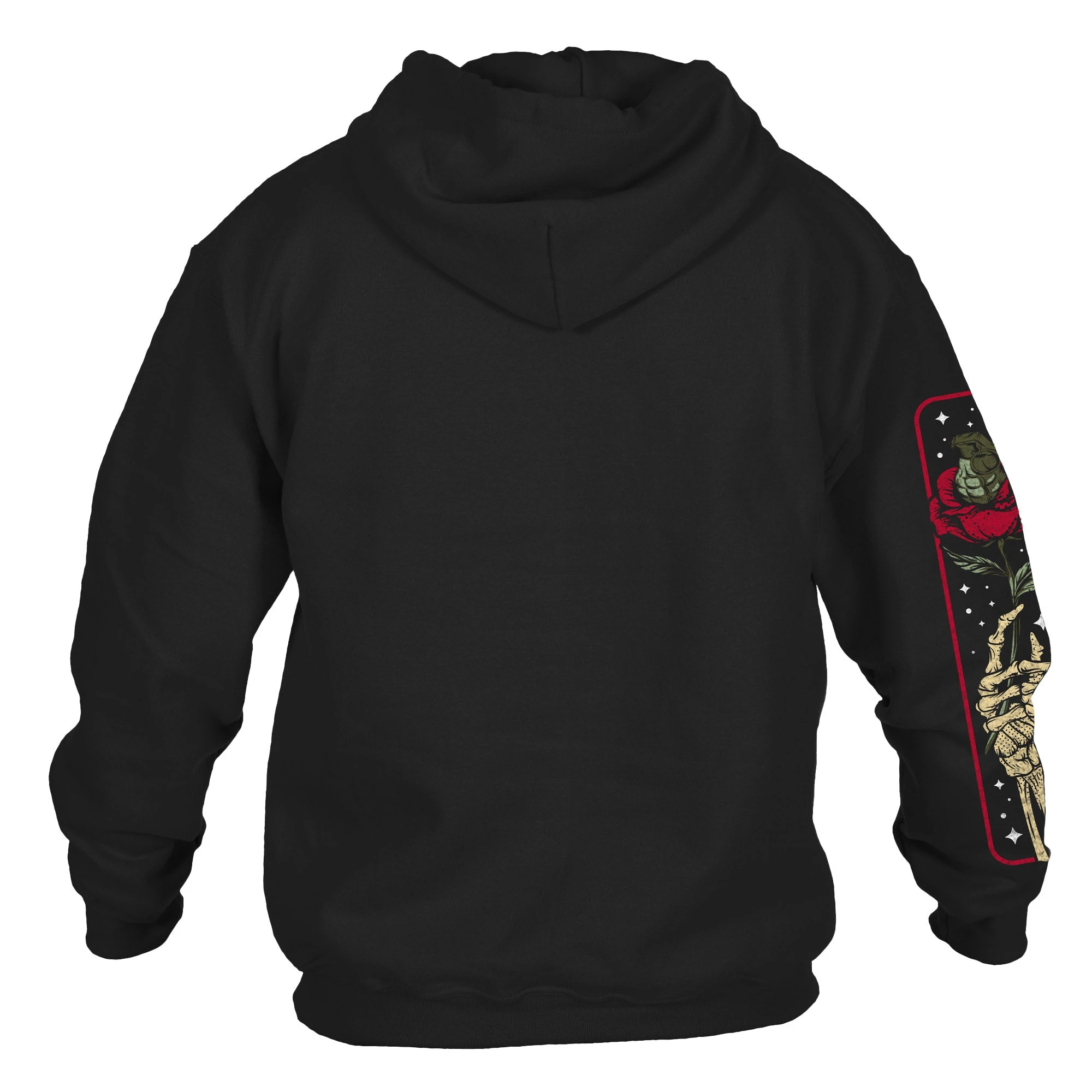 Death Rose Hoodie - Black 7 Death Rose Hoodie - Black - Image 5