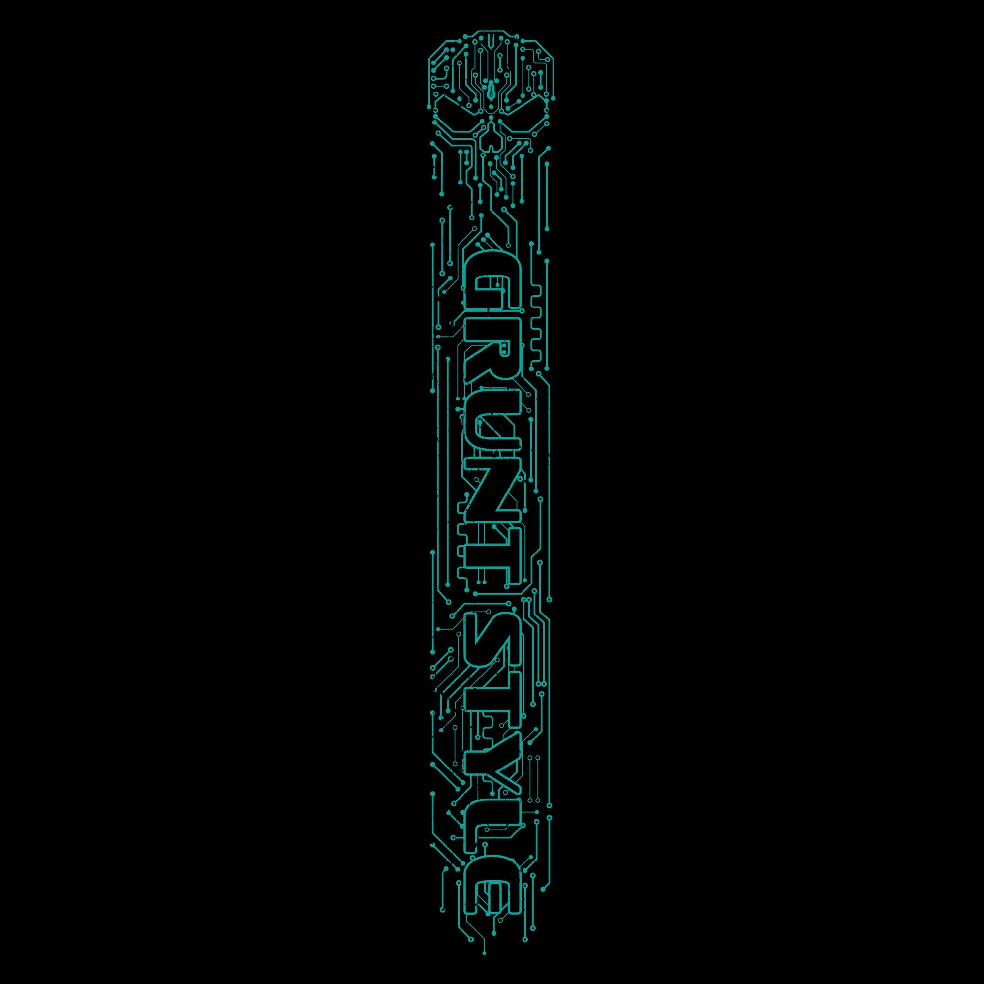 Circuit Skull Long Sleeve - Black 6 Circuit Skull Long Sleeve - Black - Image 4