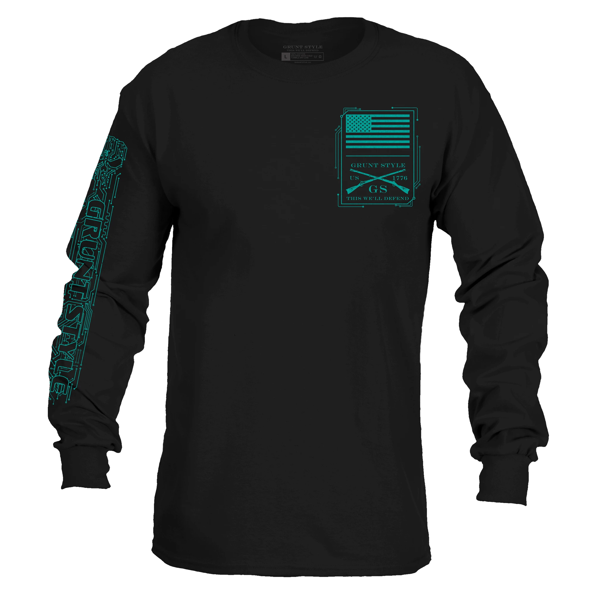 Circuit Skull Long Sleeve - Black 3 Circuit Skull Long Sleeve - Black