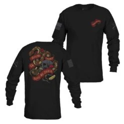 Liberty Or Death Long Sleeve - Black