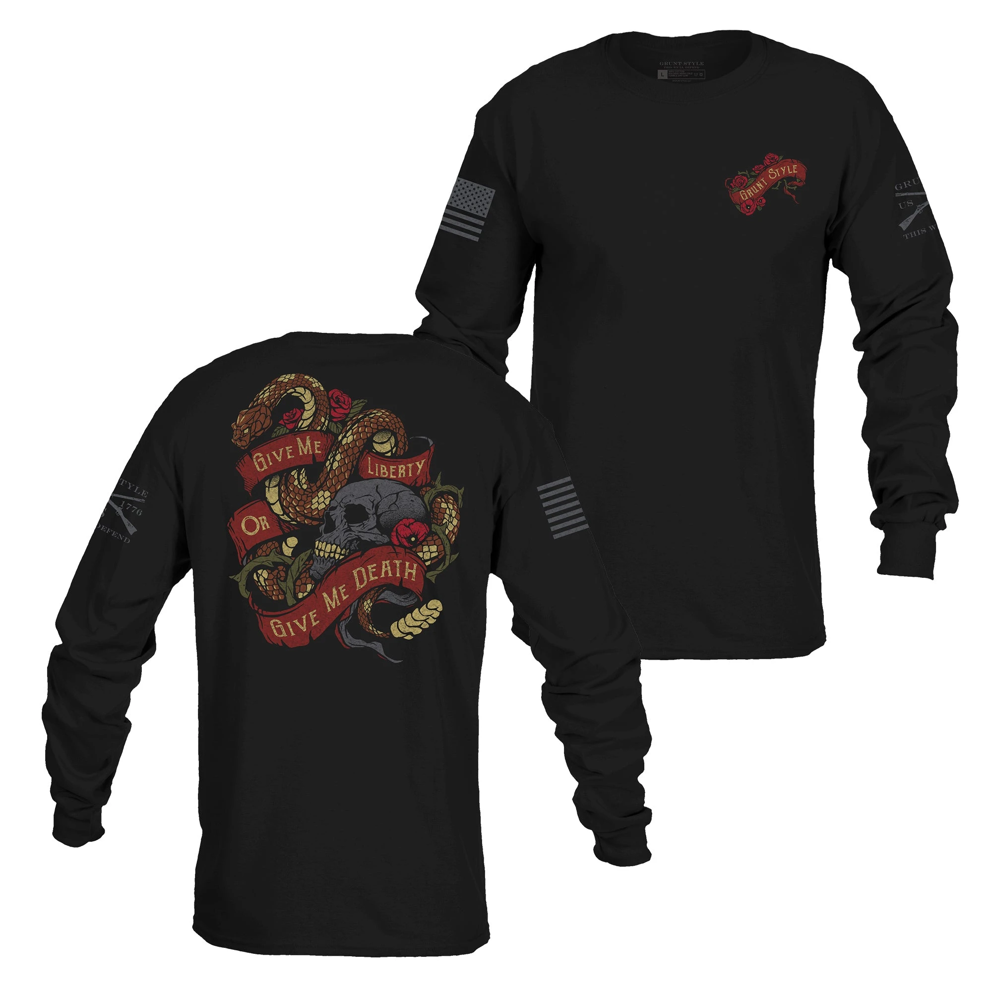 Liberty Or Death Long Sleeve - Black 3 Liberty Or Death Long Sleeve - Black