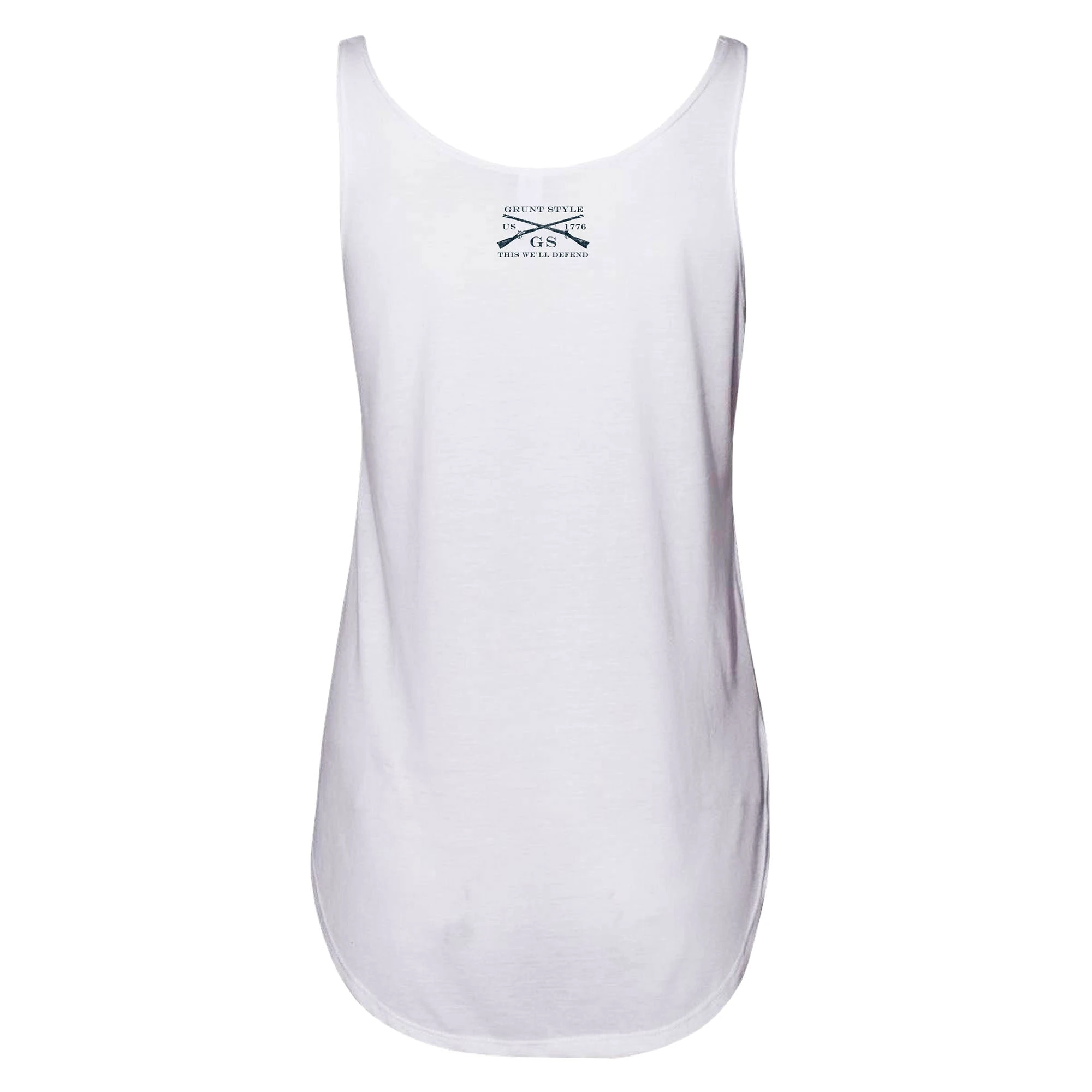 Women's Murica Brewing Flowy Tank - White 6 Women's Murica Brewing Flowy Tank - White - Image 4