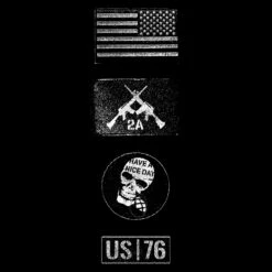 Patch Long Sleeve - Black -Grunt Style Sales GS5835 Men s Patch Long Sleeve Black WEB READY RS ART