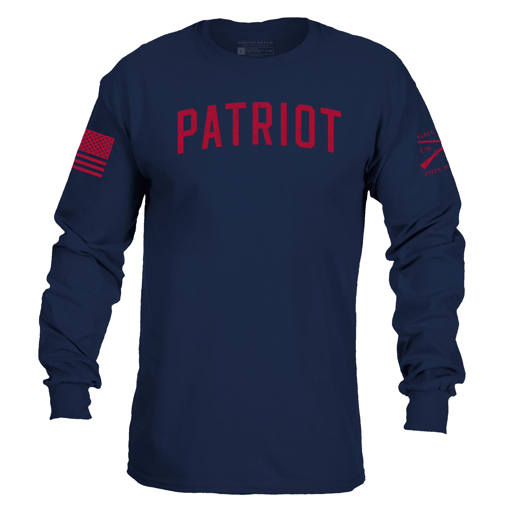 Zero F's Given Long Sleeve - Midnight Navy 8 Zero F's Given Long Sleeve - Midnight Navy - Image 6