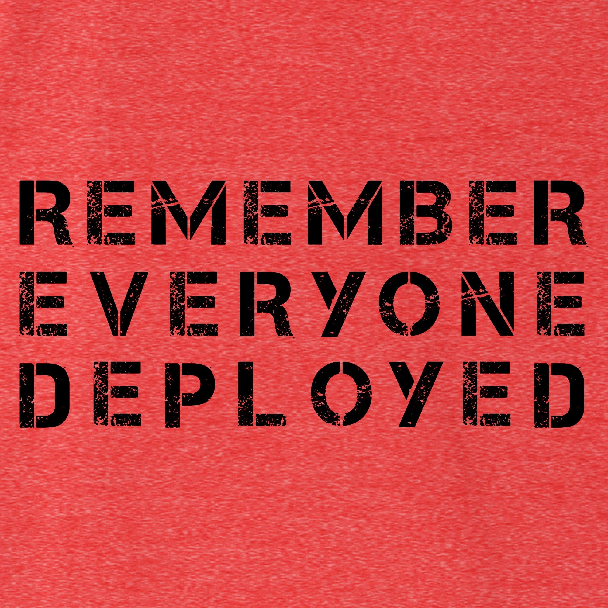 Women's R.E.D. All Forces Relaxed Fit Tee - Red 10 Women's R.E.D. All Forces Relaxed Fit Tee - Red - Image 8