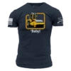 Steam Roller T-Shirt - Midnight Navy 1 Steam Roller T-Shirt - Midnight Navy -Grunt Style Sales GS5904 Men sSteamRollerTee MidnightNavy WEB READY Front