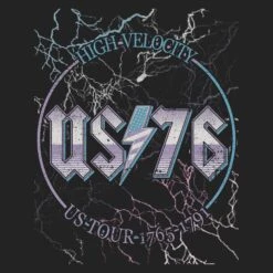 Women's US76 Slouchy T-Shirt - Black -Grunt Style Sales GS6015 Women sUS76SlouchyT Shirt BlackFRONTART