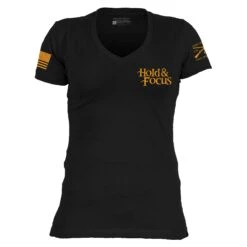 Women's Hold And Focus V-Neck - Black 12 Women's Hold And Focus V-Neck - Black -Grunt Style Sales GS6057 Women sHoldandFocusV Neck Black WEB READY 0000 Front