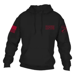 R.E.D. All Forces Hoodie - Black -Grunt Style Sales GS6069 Men sR.E.D.AllForcesHoodie Black WEB READY 2023frt