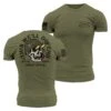 Death Skull T-Shirt - Military Green -Grunt Style Sales GS6070 Men s Death Skull T Shirt Military Green WEB READY BOTH