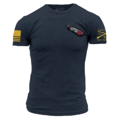 Kiss My Arsenal T-Shirt - Midnight Navy 13 Kiss My Arsenal T-Shirt - Midnight Navy -Grunt Style Sales GS6072 Men sKissMyArsenalT Shirt MidnightNavy WEB READY Front