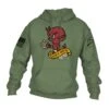 Lucky Devil Hoodie - Military Green 2 Lucky Devil Hoodie - Military Green -Grunt Style Sales GS6151 Men sLuckyDevilHoodie MilitaryGreen WEB READY 2023