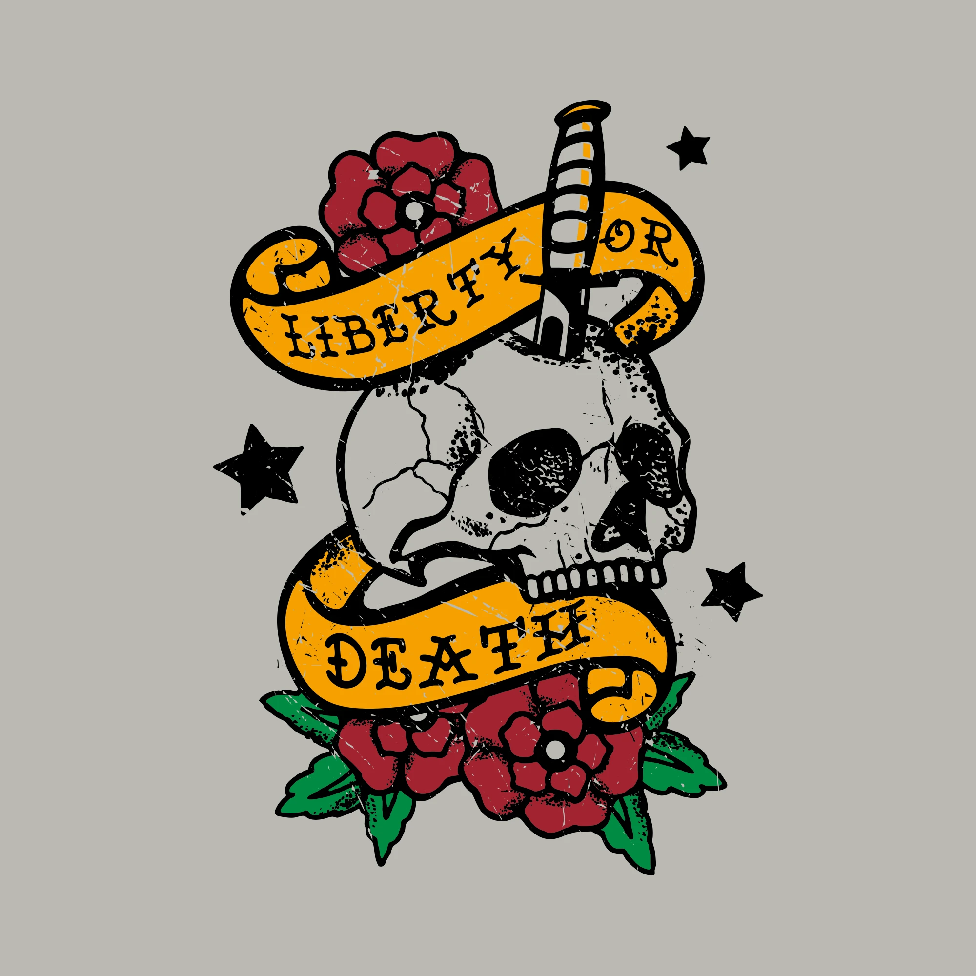Liberty Or Death T-Shirt - Sand 4 Liberty Or Death T-Shirt - Sand - Image 2