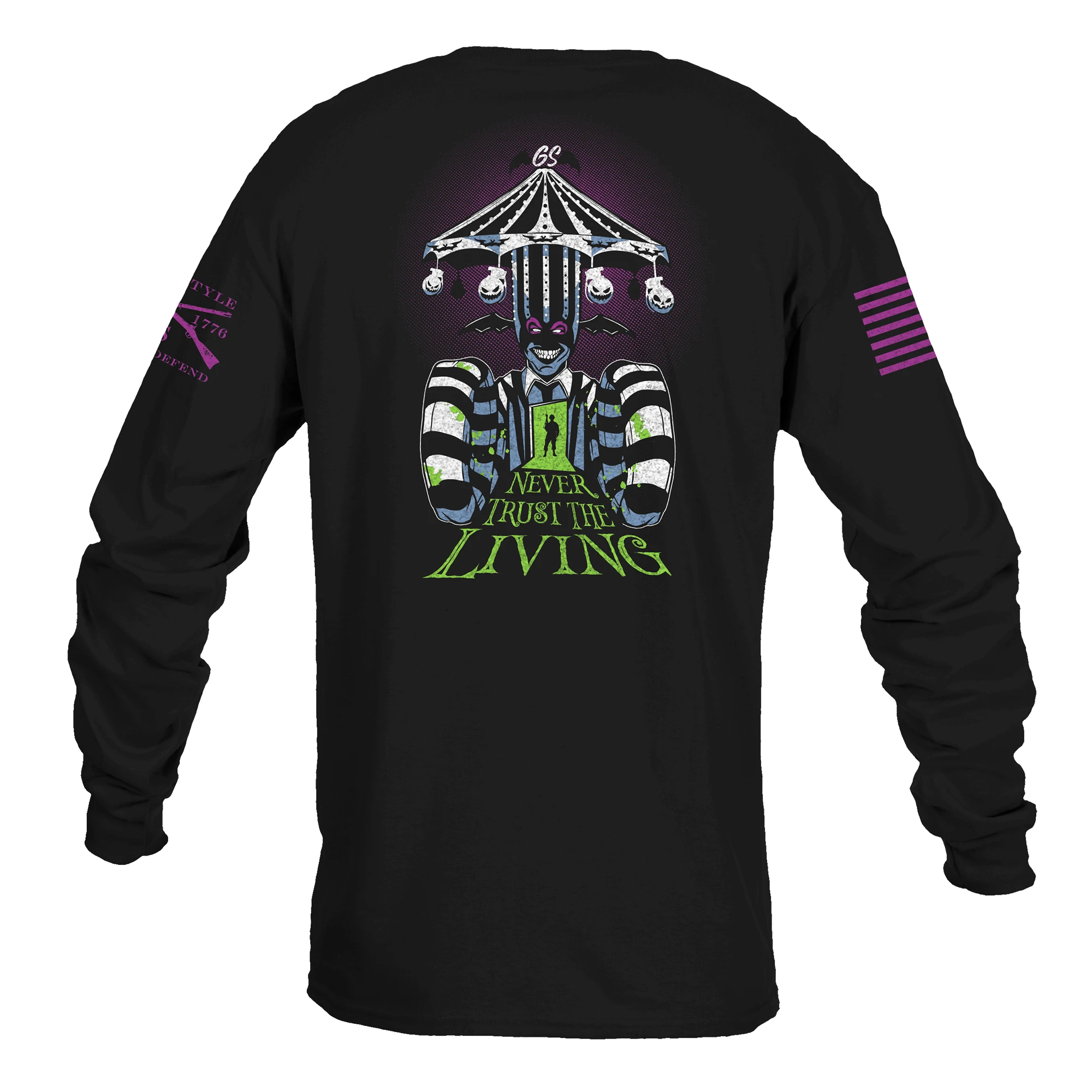 Never Trust The Living Long Sleeve - Black 8 Never Trust The Living Long Sleeve - Black - Image 6