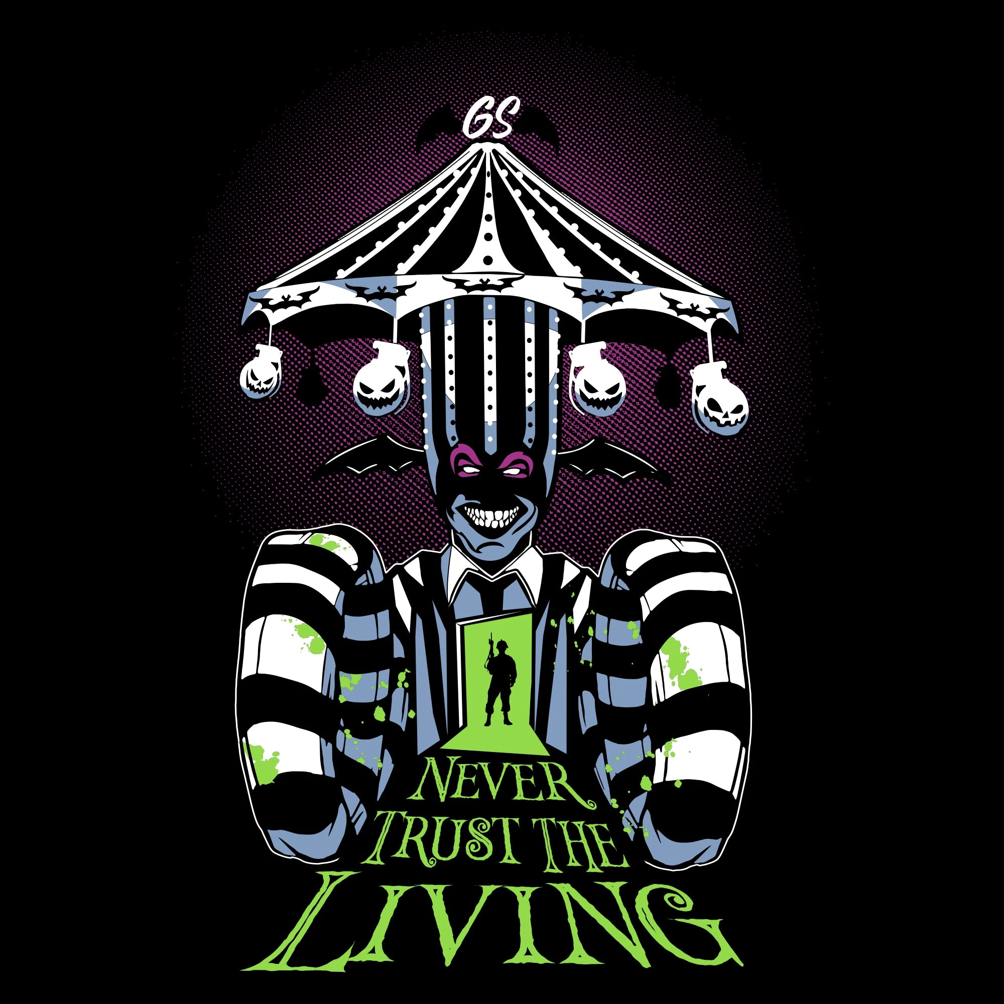 Never Trust The Living Long Sleeve - Black 4 Never Trust The Living Long Sleeve - Black - Image 2