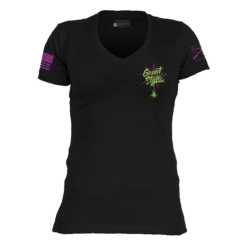 Women's Never Trust The Living V-Neck - Black -Grunt Style Sales GS6219 Women sNeverTrustTheLivingV Neck Black WEB READY 2022frt