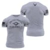 USAF - Est. 1947 T-Shirt - Heather Grey -Grunt Style Sales GSAF0005 USAF Est.1947 HeatherGrey STANDARD WEB READYBOTH