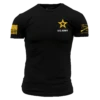 Army Basic Full Logo T-Shirt - Black 2 Army Basic Full Logo T-Shirt - Black -Grunt Style Sales GSAR0039 Men sArmyBasicFullLogoT Shirt Black WEB READY front