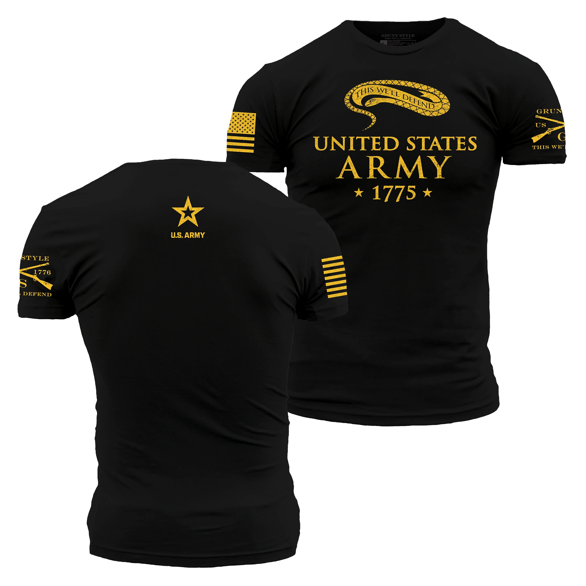 Army Historic This We'll Defend T-Shirt - Black 3 Army Historic This We'll Defend T-Shirt - Black