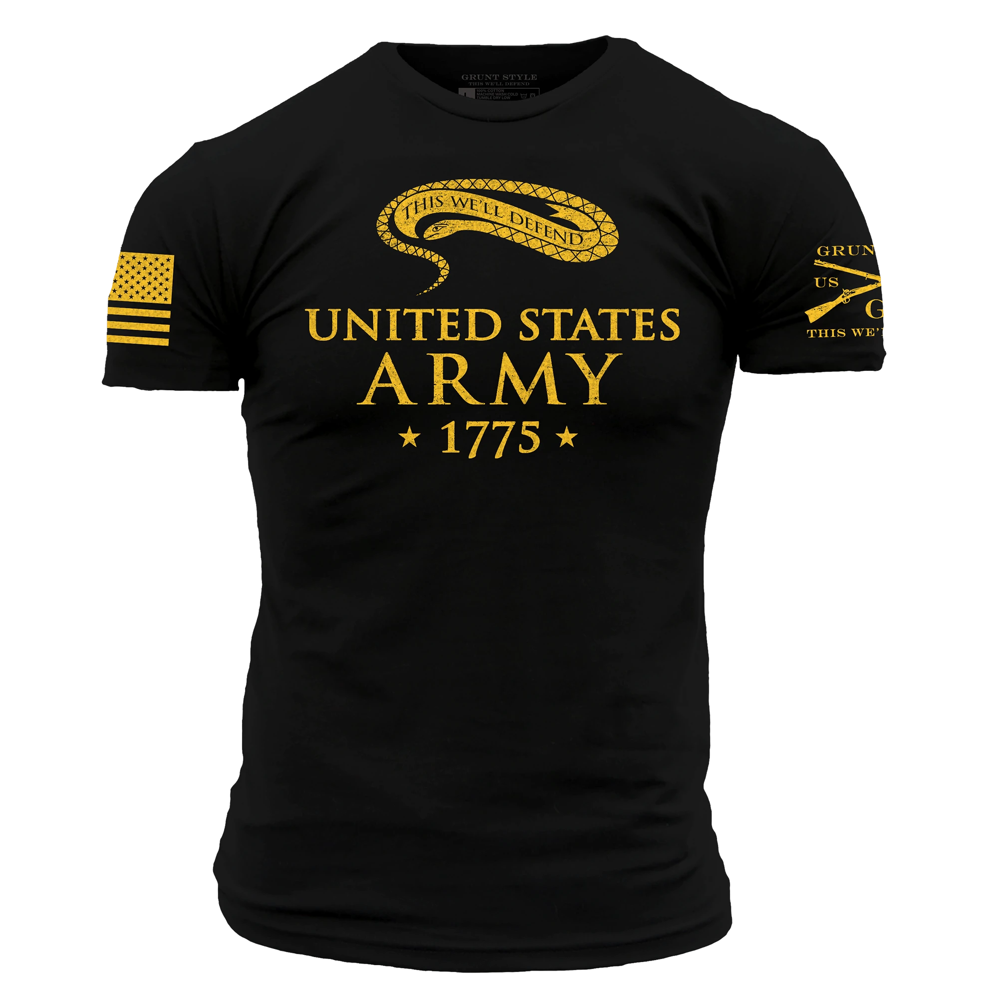 Army Historic This We'll Defend T-Shirt - Black 4 Army Historic This We'll Defend T-Shirt - Black - Image 2