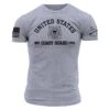 USCG - Est. 1790 T-Shirt - Heather Gray 1 USCG - Est. 1790 T-Shirt - Heather Gray -Grunt Style Sales GSCG0004 USCG Est.1790Men sTee HeatherGray WEB READY front