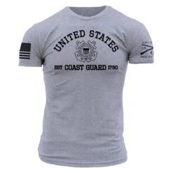 USCG - Est. 1790 T-Shirt - Heather Gray