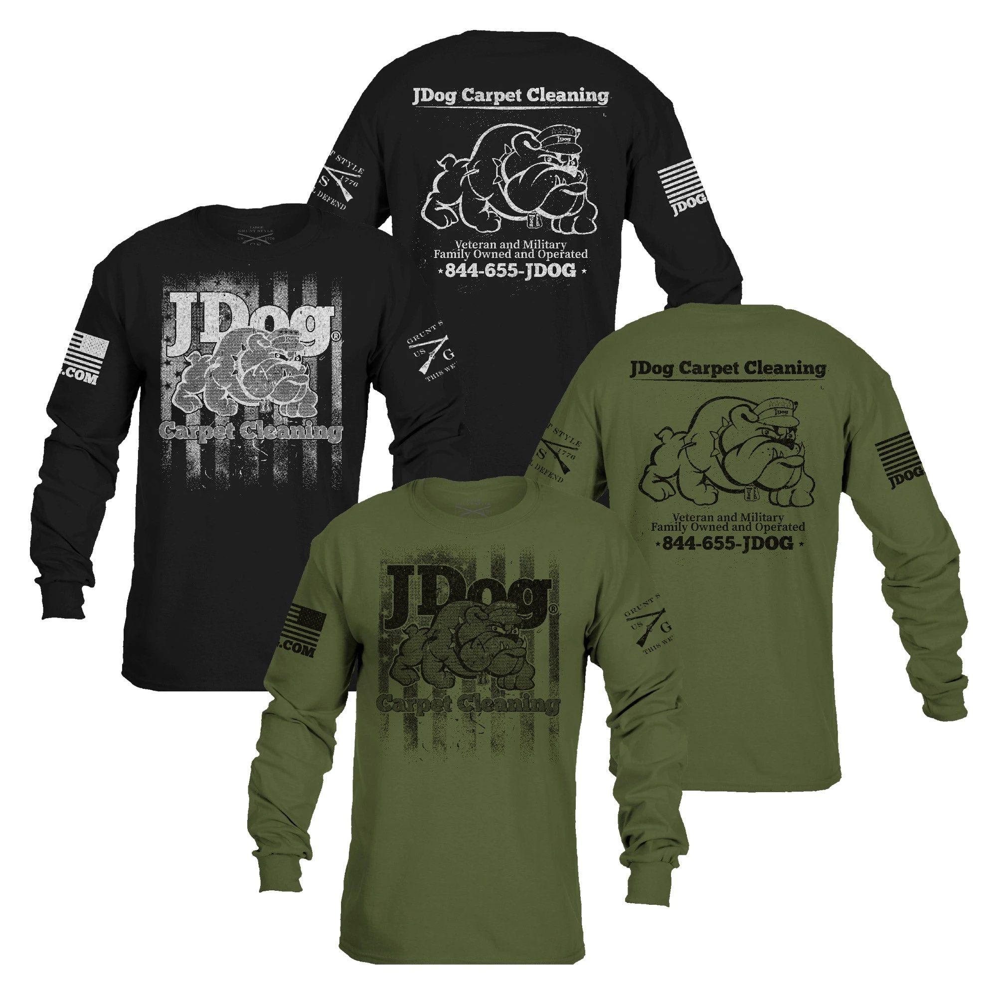JDog Carpet Cleaning Long Sleeve 3 JDog Carpet Cleaning Long Sleeve