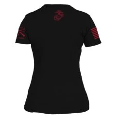 USMC - Women's Est. 1775 T-Shirt - Black -Grunt Style Sales GSMC0094 USMC Women sEst.1775 Black STANDARD WEB READYB
