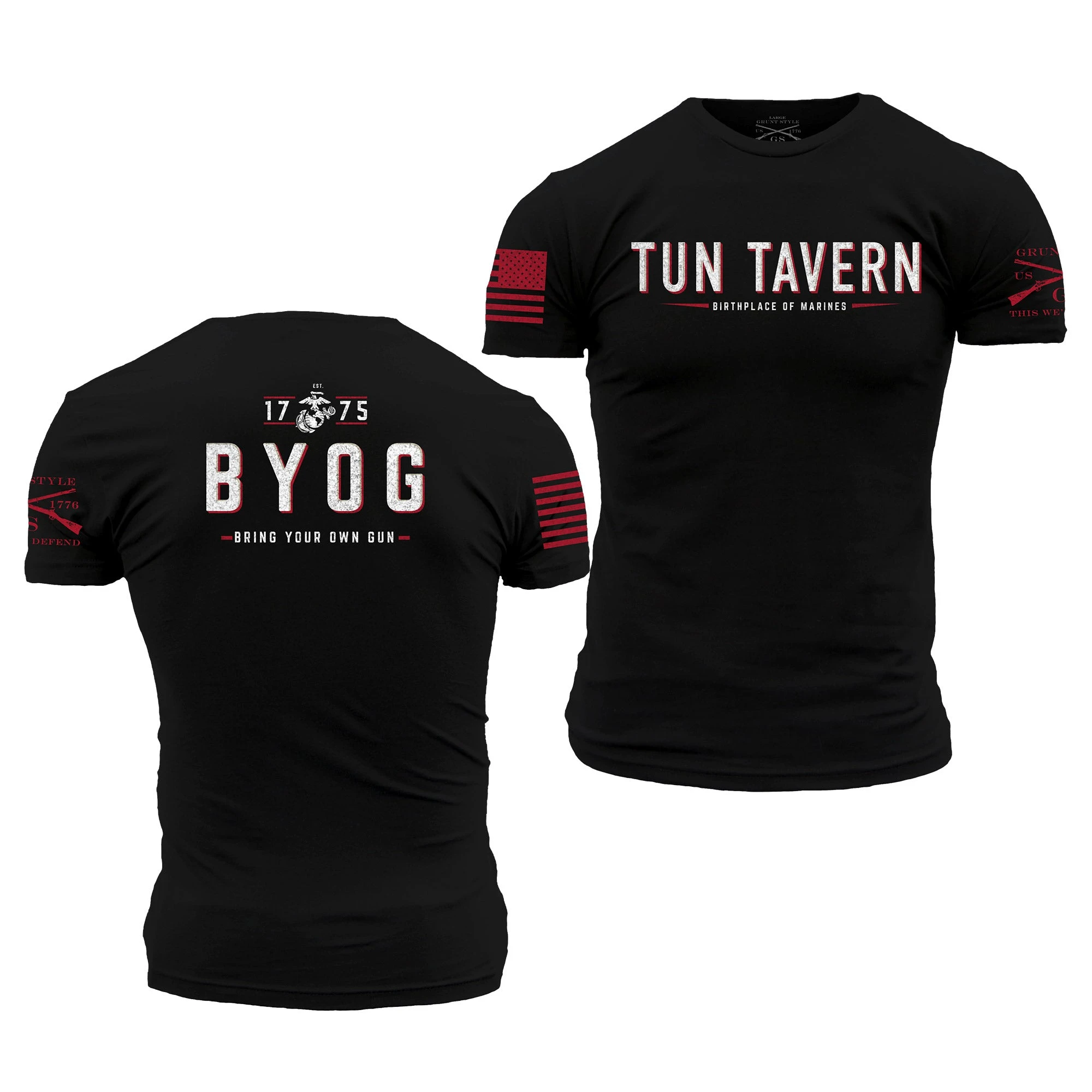 USMC - Tun Tavern - B.Y.O.G. T-Shirt - Black 3 USMC - Tun Tavern - B.Y.O.G. T-Shirt - Black