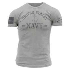 USN - Est. 1775 2.0 T-Shirt - Athletic Heather -Grunt Style Sales GSNV0043 USN Est.1775 AthleticHeather STANDARD WEB READYF 1fa24271 fcb5 4ac9 9812 232c667750bf