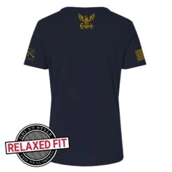 USN - Women's Est. 1775 Relaxed Fit T-Shirt - Navy -Grunt Style Sales GSNV0048 USN Women sEst.1775 Navy STANDARD WEB READYb
