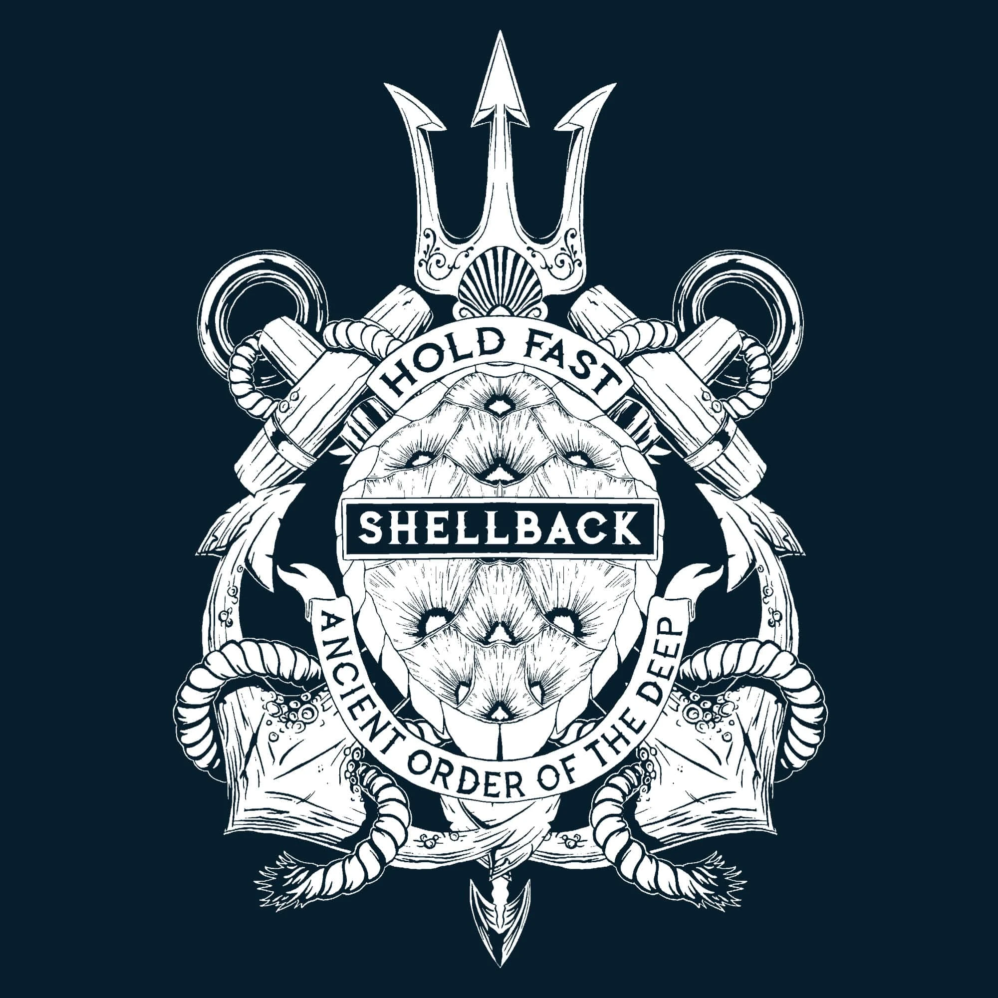USN - Shellback Seal T-Shirt - Navy 7 USN - Shellback Seal T-Shirt - Navy - Image 5