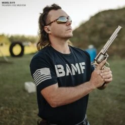 BAMF T-Shirt - Midnight Navy -Grunt Style Sales Model Info Poster 2000x2000 GS5603 BAMFMen sTee MidnightNavy