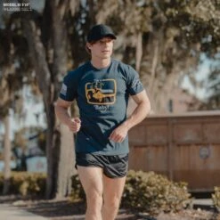 Steam Roller T-Shirt - Midnight Navy -Grunt Style Sales Model Info Poster 2000x2000 GS5904SteamRoller MidnightNavy