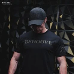 Behoove T-Shirt - Black 13 Behoove T-Shirt - Black -Grunt Style Sales Model Info Poster 2000x2000 GS5908 Men sBehooveTee Black 3