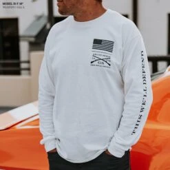 Death Paisley Long Sleeve - White -Grunt Style Sales Model Info Poster 2000x2000 GS5784DeathPaisleyLS White 1