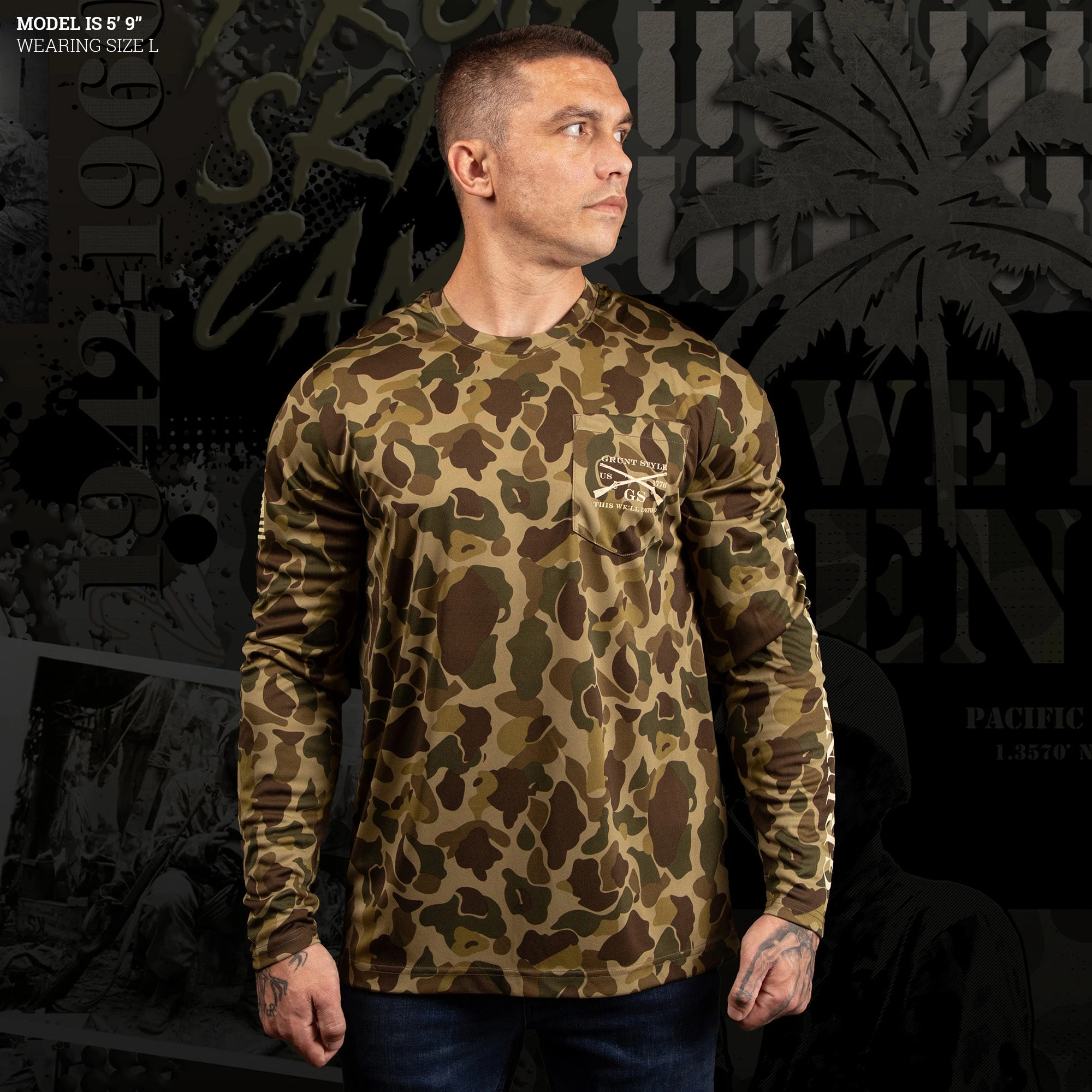 Overwatch Long Sleeve - Frog Skin Forest 4 Overwatch Long Sleeve - Frog Skin Forest - Image 2