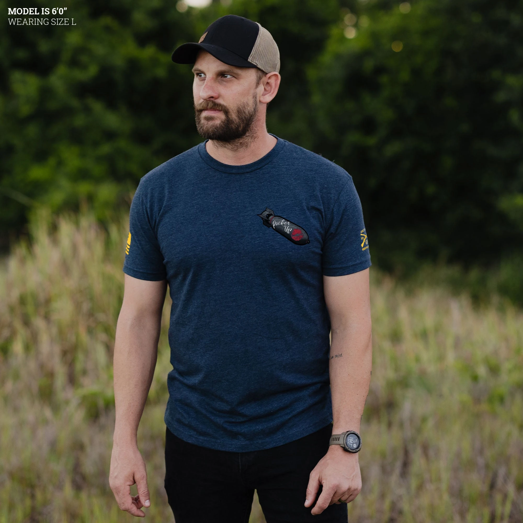 Kiss My Arsenal T-Shirt - Midnight Navy 5 Kiss My Arsenal T-Shirt - Midnight Navy - Image 3