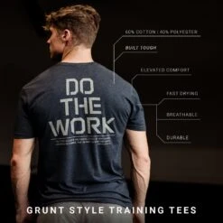Do The Work T-Shirt - Midnight Navy -Grunt Style Sales Poster 2000x2000 copy7 DefinedByDiscipline Features GS5245